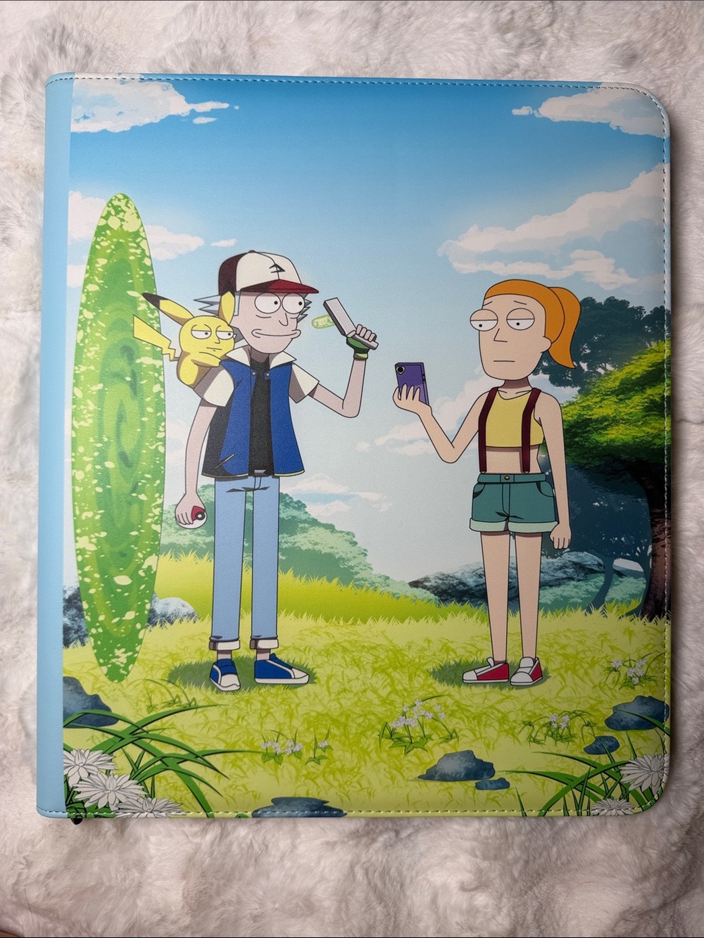 Rick and Morty x Pokémon Card Collection zip Binder 288 card slots